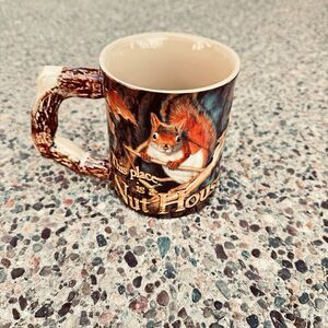 Mug Coffee 2011 WILD WINGS MIA LANE balancing squirrel tree Ceramic SM9-A2